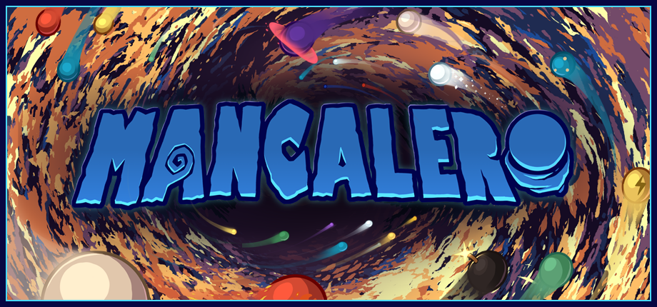 Mancalero Indigo Cyan Outline header capsule, 920 by 430