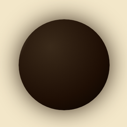 Black Reversi marble icon