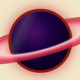 Blackhole marble icon