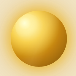 Gold marble icon