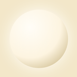 White Reversi marble icon